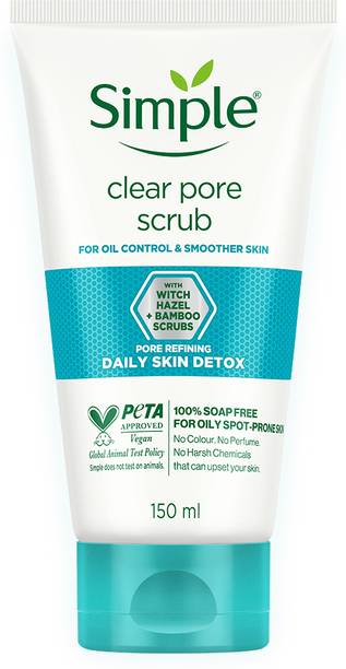सिम्पल Daily Skin Detox Clear Pore Facial  स्क्रब