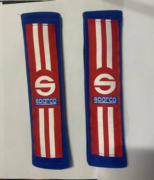 Auto MT SPARCO BLUE PE RED AUTO ACCESSORIES JDM DRIFT SPORTS Car Seat Belt Shoulder Pads Seat Belt Extender Clip