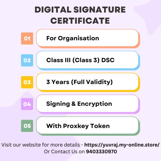 Pantasign DSC for Organisation with Signing & Encryption (3 Years Validity) DSCOSE3Y12