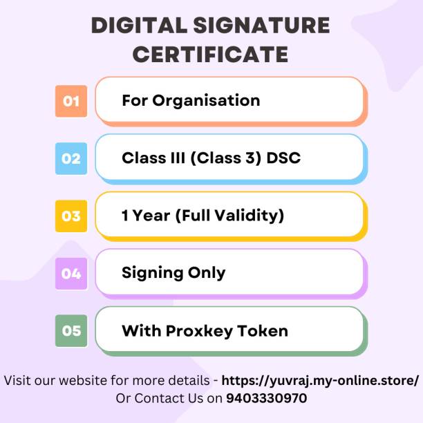Pantasign DSC for Organisation with Signing Only (1 Year Validity) DSCOSO1Y4
