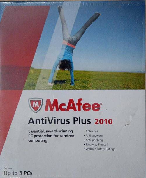 McAfee Anti-virus 3 User 1 Year