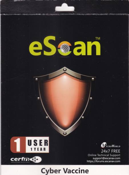 ESCAN Anti-virus 1 User 1 Year