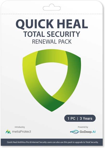 QUICK HEAL Total Security 1 User 3 Years (Renewal)