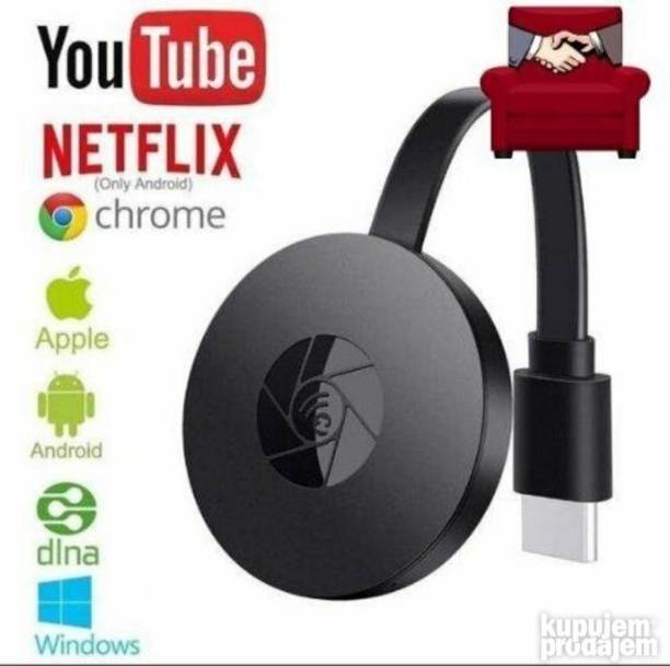 Clairbell UPT_127G Chrome cast WiFi HDMI Dongle & Wireless Display for TV Media Streaming Device