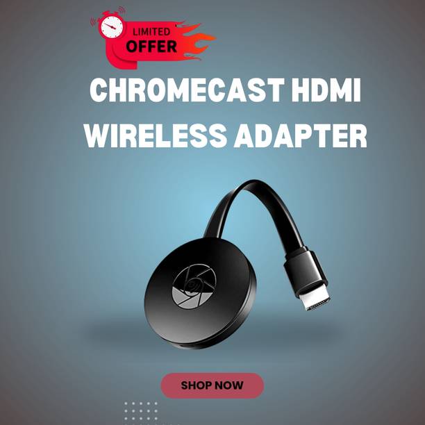 SYARA Chromecast Wi-Fi Wireless Display Dongle With Tv Steaming device by NetflixT155 Media Streaming Device