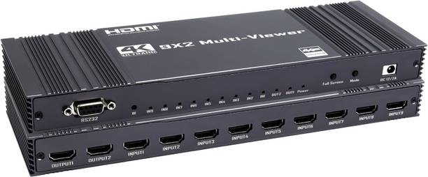 Tobo 9x2 HDMI Multi-viewer switcher Seamless compatible Multiviewer HDMI 4k TD-1599H Media Streaming Device