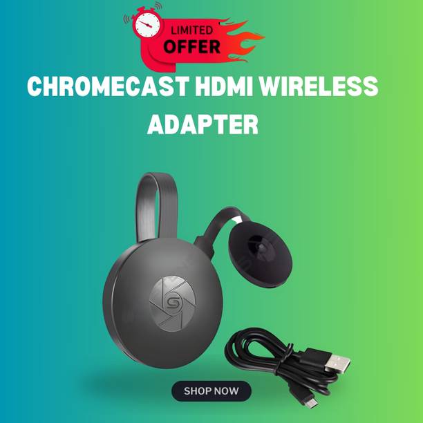 GUGGU Chromecast Wi-Fi Wireless Display Dongle With Tv Steaming device by NetflixT266 Media Streaming Device