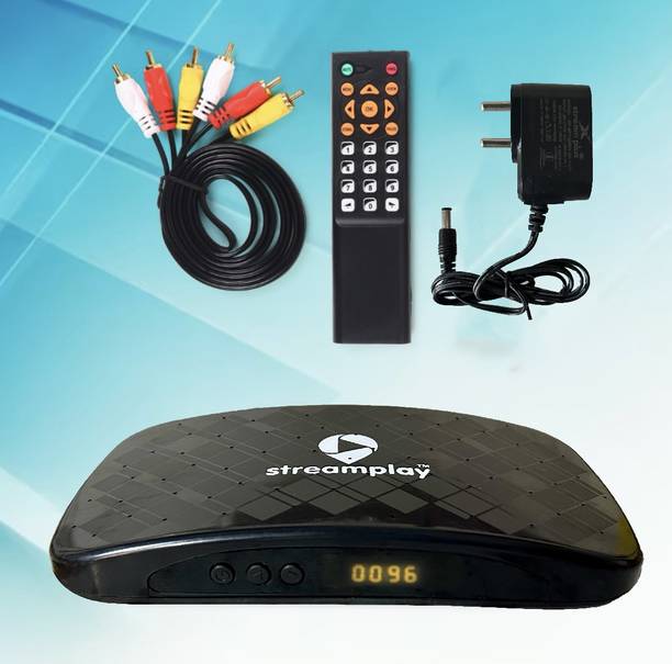 STREAM PLAY DTH MPEG-2 DD Free Dish Digital Set Top Box Receiver Free To Air Media Streaming Device