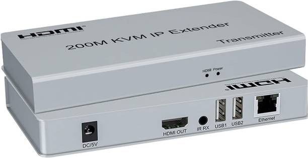 MT-ViKI HDMI Extender 200m HDMI to RJ45 Transmitter Receiver KVM Over Ethernet LAN Media Streaming Device