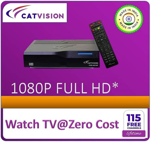 Catvision FreeDish Set Top Box Non Wifi Media Streaming Device
