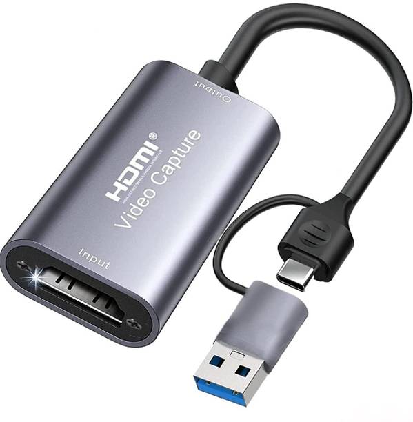 Tobo USB 3.0/Type C Video Capture Card 1080P 4K HDMI-Compatible Video Media Streaming Device