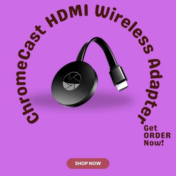 FRONY Chromecast Wi-Fi Wireless Display Dongle With Tv Steaming device by NetflixT378 Media Streaming Device