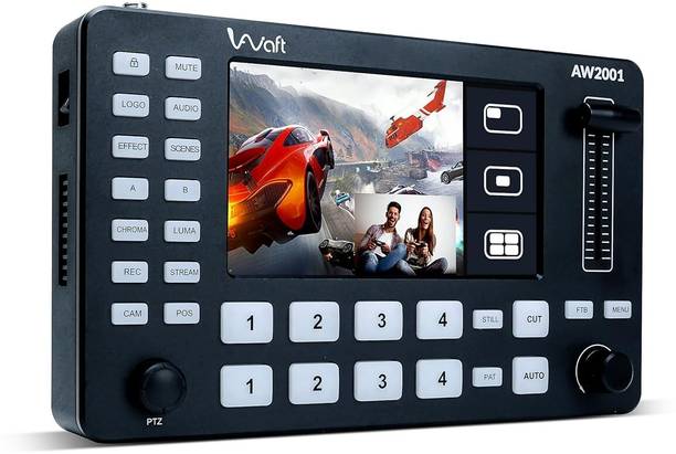 AIWaft C1 Compact 4-Channel HDMI Live Video Mixer Switcher | PTZ Camera Control Media Streaming Device
