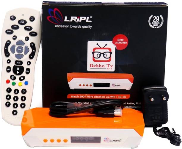 LRIPL LR29DT MPEG-4 Set Top Box | Watch Channels without Antenna Media Streaming Device