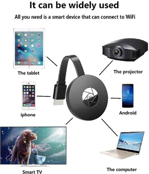 Clairbell Sar_864A_Chromecast WiFi Display Dongle USB WiFi Adaptors/Dongle Media Streaming Device