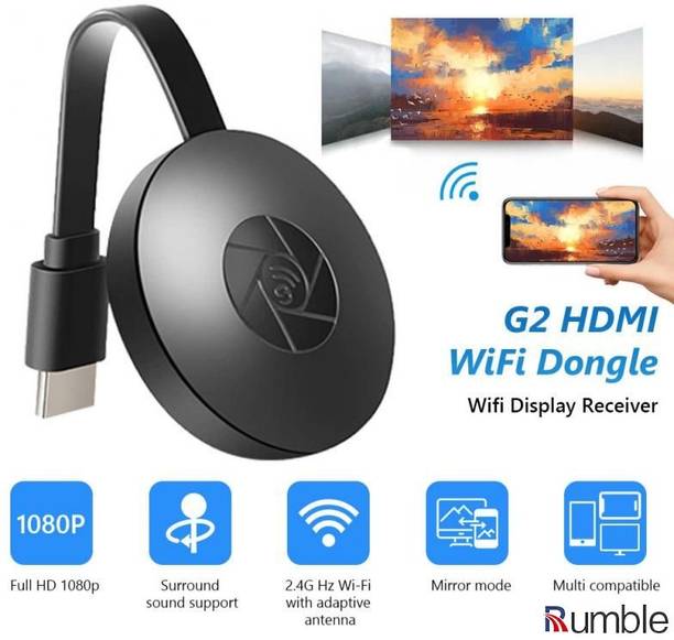Clairbell QPP_115S Chrome cast WiFi HDMI Dongle & Wireless Display for TV Media Streaming Device
