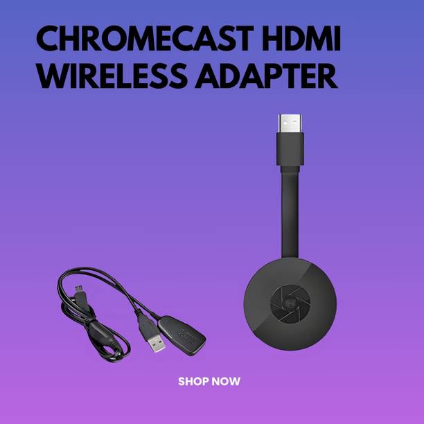 SYARA Chromecast Wi-Fi Wireless Display Dongle With Tv Steaming device by NetflixT472 Media Streaming Device