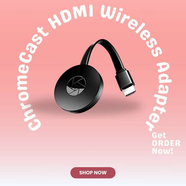 FRONY Chromecast Wi-Fi Wireless Display Dongle With Tv Steaming device by NetflixT97 Media Streaming Device