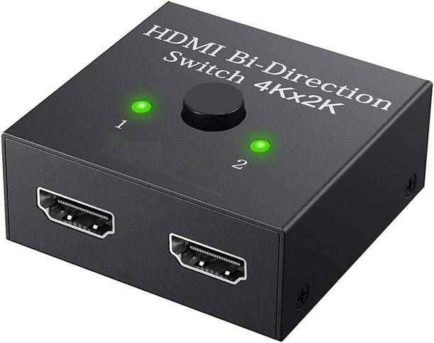 HITRIME HDMI Switch 4K HDMI Splitter, 1080P HDMI Splitter 1 In 2 Out /2 Input 1 Output Media Streaming Device