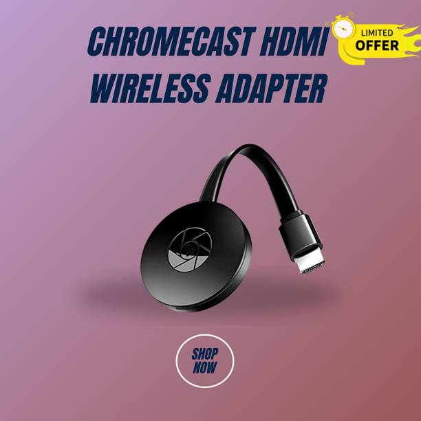 FRONY Chromecast Wi-Fi Wireless Display Dongle With Tv Steaming device by NetflixT405 Media Streaming Device