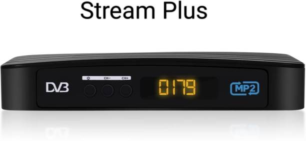 STREAM PLUS DD Free Dish Set Top Box Receiver Free To Air For Dth Direct To Home Media Streaming Device