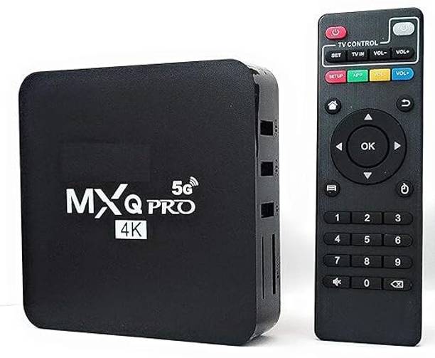 NTMY MXQ PRO Android 4K 5G Box 4GB RAM/64GB ROM 64 Bit Core Brocessor 2025 Media Streaming Device
