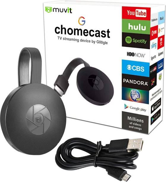 VELOGK ChromeCast Portable Wireless Wi-Fi HDMI Display Dongle TV Stick Media Streaming Device