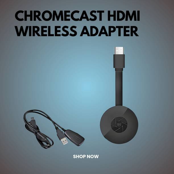 SYARA Chromecast Wi-Fi Wireless Display Dongle With Tv Steaming device by NetflixT415 Media Streaming Device