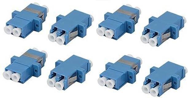 HANUTECH LC Duplex Fiber Optic Adapter, LC-LC Duplex Singlemode Optical Duplexer Fiber Media Streaming Device