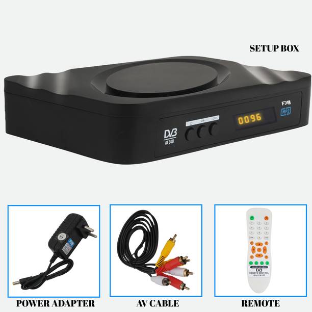 FXI DVB 330 MPEG-2 Free To Air DD Channels Set Top Box Free Dish Media Streaming Device