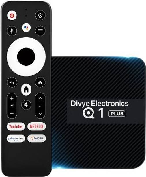 DIVYE Q1 Android Box H313 2GB RAM 16GB ROM Quad-core WiFi 2.4GHz Support 4K H.265 Media Streaming Device