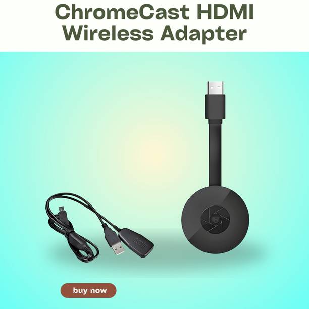 SYARA Chromecast Wi-Fi Wireless Display Dongle With Tv Steaming device by NetflixT203 Media Streaming Device