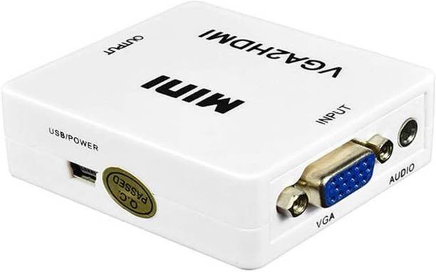 Sancy PREMIUM TV-out Cable MINI VGA 2 HDMI HD Video Converter Gaming Adapter