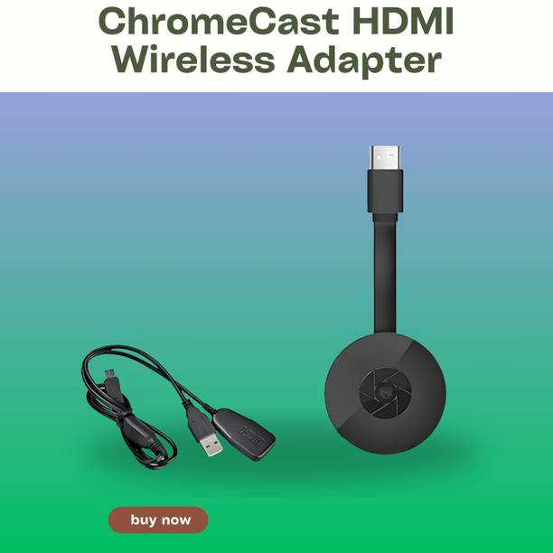 Clairbell Chromecast Wi-Fi Wireless Display Dongle With Tv Steaming device by NetflixT443 Media Streaming Device