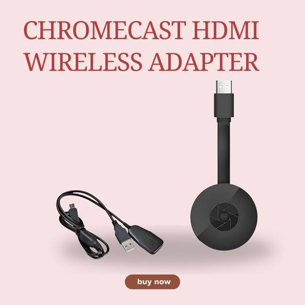 SYARA Chromecast Wi-Fi Wireless Display Dongle With Tv Steaming device by NetflixT425 Media Streaming Device