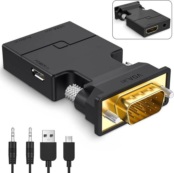 REC Trade  TV-out Cable VGA To HDMI Converter with Audio, VGA2HDMI M/F 1080p Adapter.(RTT-CVT-0058)
