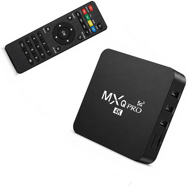 VK MART Wi-Fi MXQ Pro Android 11.1 4K Smart TV Box 2GB RAM 16GB Storage Media Streaming Device