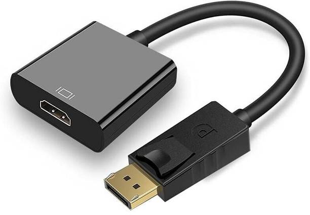 Etzin Display Port to Hdmi Adapter, 1080P Display Port Dp to Hdmi Cable Media Streaming Device
