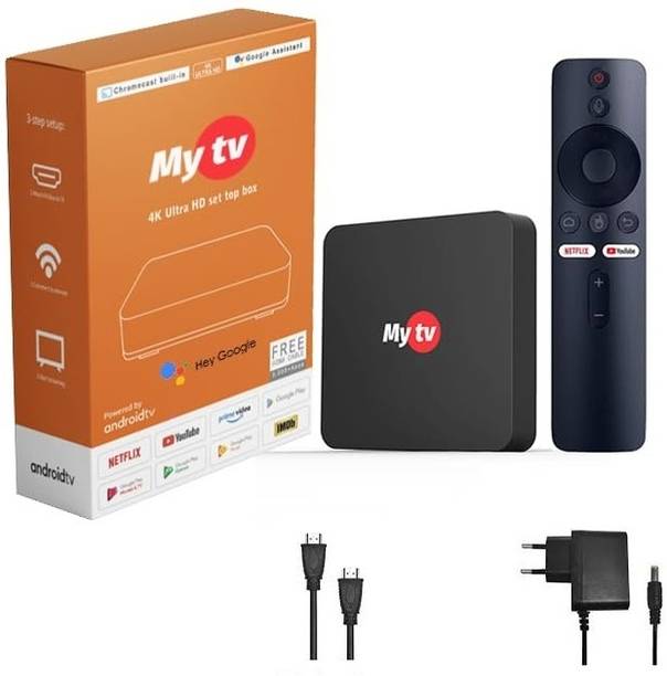 KITAI My TV 4K Ultra HD Android Smart TV Box with Voice Remote Media Streaming Device