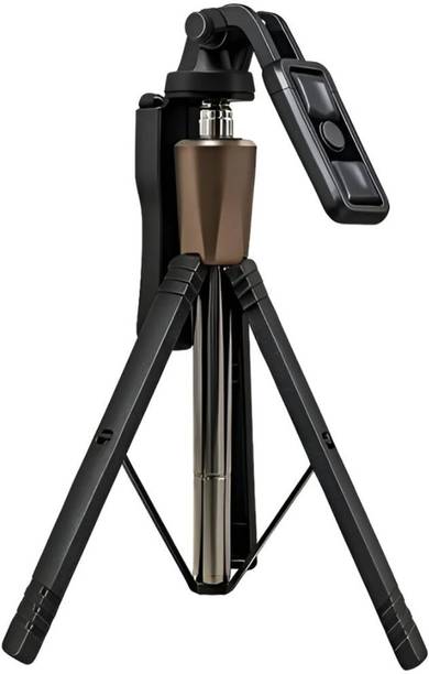 Expro Premium 3 in 1 Bluetooth Selfie Stick Tripod Stand with 360° Rotation, 170 cm Long Extendable Selfie Rod, Detachable Wireless Remote Control, Anti-Slip Stable Tripod Base, Adjustable Mobile Phon
