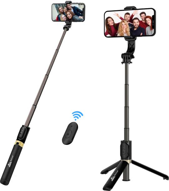 WeCool Portable Bluetooth Selfie Stick with Wireless remote access Extendable Up to 75cm Selfie Stick Bluetooth Selfie Stick