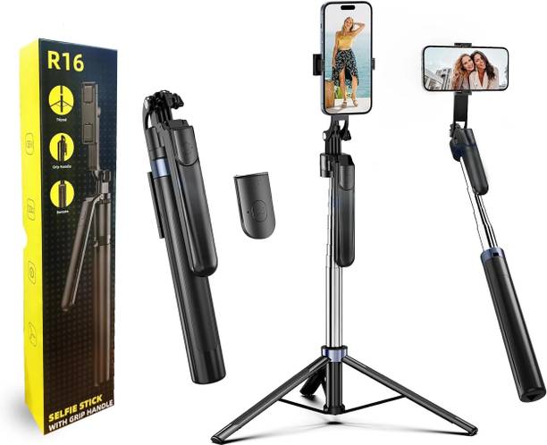 GADGETSWEAR Mobile Stand Video Shoot, Selfie Stick 360 Degree, Mobile Selfie Stick, Photo Stick, Video Stand, Phone Stand, Bluetooth Selfie Stick