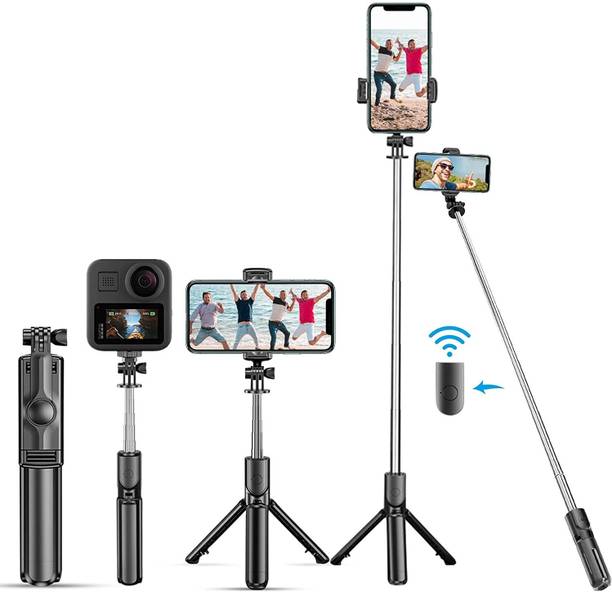 Hold up Bluetooth Extendable Selfie Sticks with Wireless Remote Bluetooth Selfie Stick