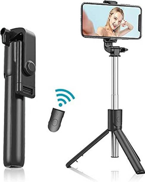SANNO WORLD R1 selfie stick for Vlog/Video/Reels/photography Tripod