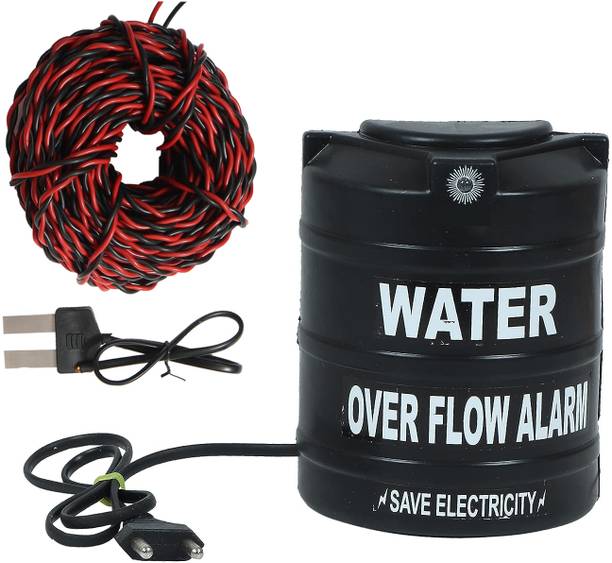 CHITRATECH Water Overflow Alarm, Works on 240V AC, Rings in Both Hindi and English Language Wired Sensor Security System