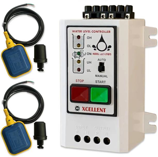 XM-INDIA Automatic water level controller with 2 cable float switch sensors Wired Sensor Security System