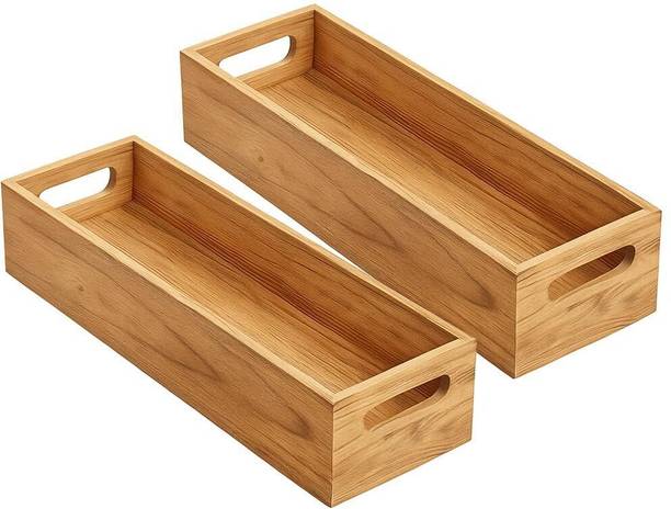 SIFU COLLECTION Wooden Serving Tray Decorative Tray/Pla...