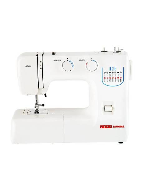 USHA Allure Electric Sewing Machine 13 built-in stitches 550 spm White