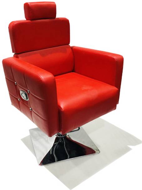 Kanishka enterprises Bold Red 4 Diamond Saloon Chair Styling Chair