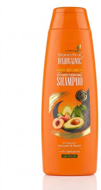 Bionechral Hairgainic Hair Nourish Conditioning Shampoo ( with Avocado & Peach)
